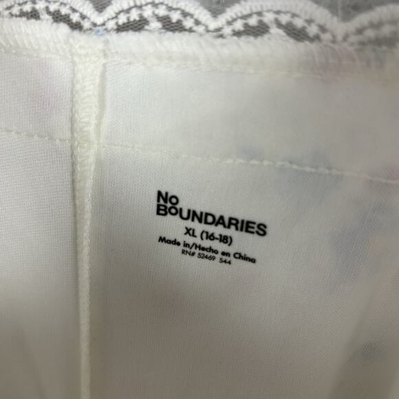 NWT No Boundaries Slip Dress Maxi Babydoll Lace Sz XL Floral Fairy 90's Y2K Styl - Picture 6 of 7